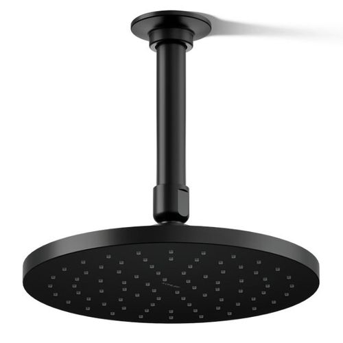 Main product image of Contemporary Round 8" 1-Function Rainhead, 1.75 GPM (Matte Black), K-13688-G-BL