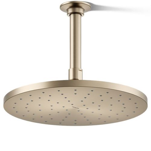 Main product image of Contemporary Round 10" 1-Function Rainhead, 2.5 GPM (Vibrant Brushed Bronze), K-13689-BV