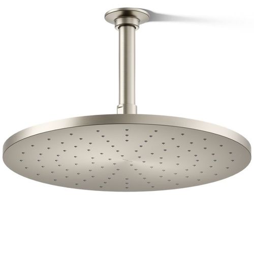 Main product image of Contemporary Round 12" 1-Function Rainhead, 2.5 GPM (Vibrant Brushed Nickel), K-13690-BN