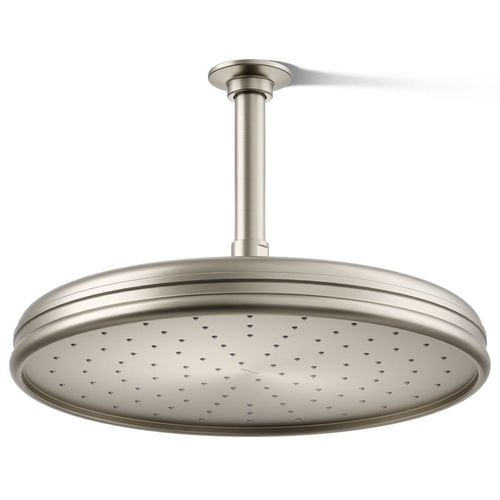 Main product image of Traditional 12" 1-Function Rainhead, 2.5 GPM (Vibrant Brushed Nickel), K-13694-BN