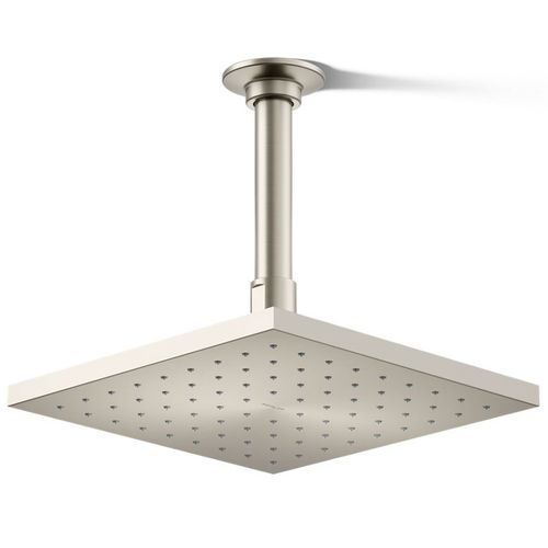 Main product image of Contemporary Square 8" 1-Function Rainhead, 2.5 GPM (Vibrant Brushed Nickel), K-13695-BN
