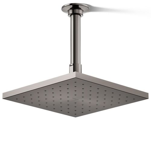 Main product image of Contemporary Square 8" 1-Function Rainhead, 2.5 GPM (Vibrant Titanium), K-13695-TT