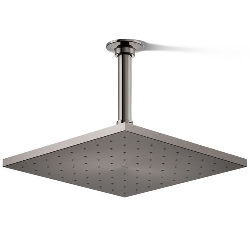 Main product image of Contemporary Square 10" 1-Function Rainhead, 2.5 GPM (Vibrant Titanium), K-13696-TT
