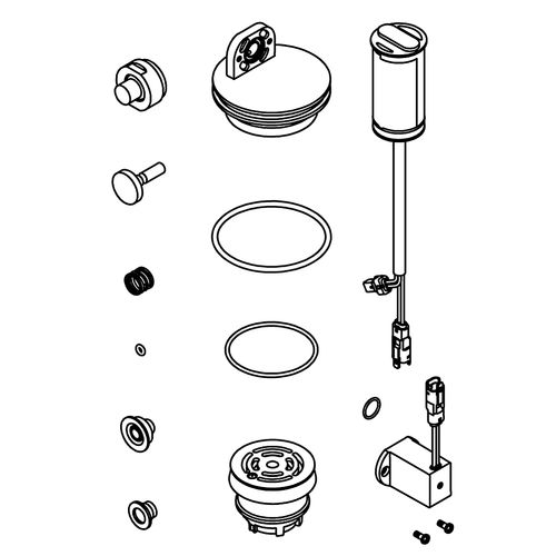 Main product image of Wave Fv Service Kit, 1.28 Gpf (Polished Chrome), K-1388990-CP