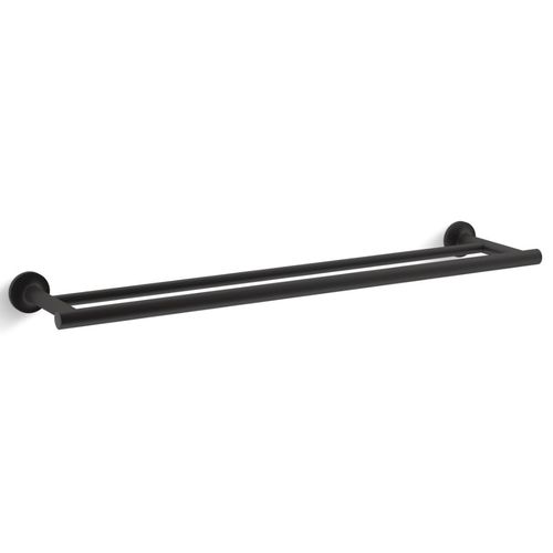 Main product image of Purist 24" Double Towel Bar (Matte Black), K-14375-BL