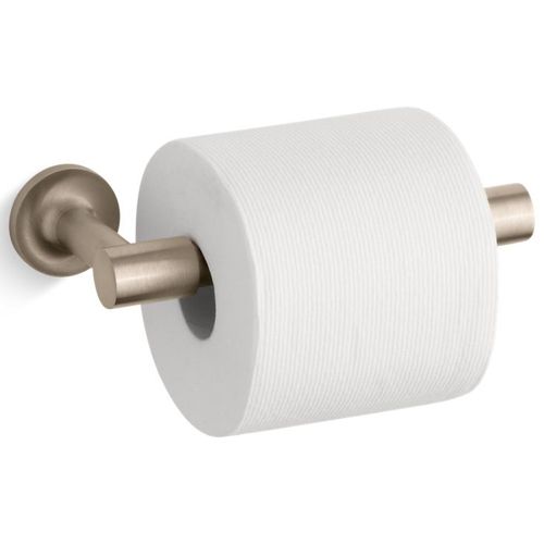 Main product image of Purist Pivoting Toilet Paper Holder (Vibrant Brushed Bronze), K-14377-BV