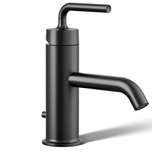 Main product image of Purist Single-handle Bathroom Sink Faucet w/ Straight Lever Handle, 1.2 GPM (Matte Black), K-14402-4A-BL