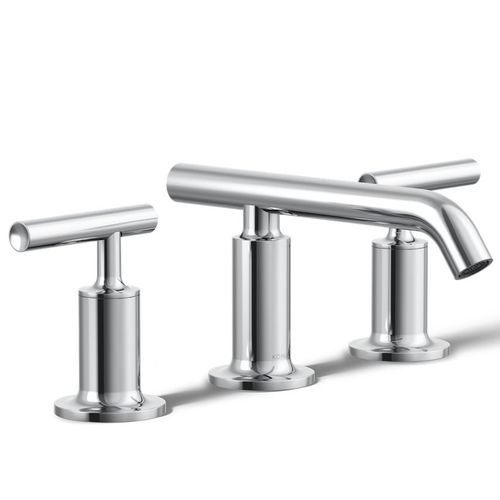 Main product image of Purist Widespread Bathroom Sink Faucet w/ Lever Handles, 1.2 GPM (Polished Chrome), K-14410-4-CP