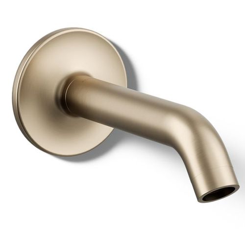 Main product image of Purist Wall Mount Bath Spout (Vibrant Brushed Bronze), K-14426-BV