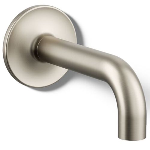 Main product image of Purist Wall Mount Bath Spout (Vibrant Brushed Nickel), K-14427-BN