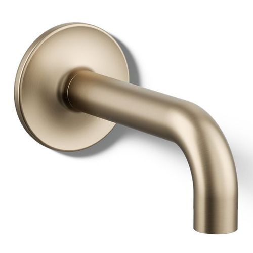 Main product image of Purist Wall Mount Bath Spout (Vibrant Brushed Bronze), K-14427-BV