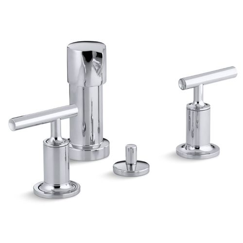 Main product image of Purist Vertical Spray Bidet Faucet w/ Lever Handles (Polished Chrome), K-14431-4-CP