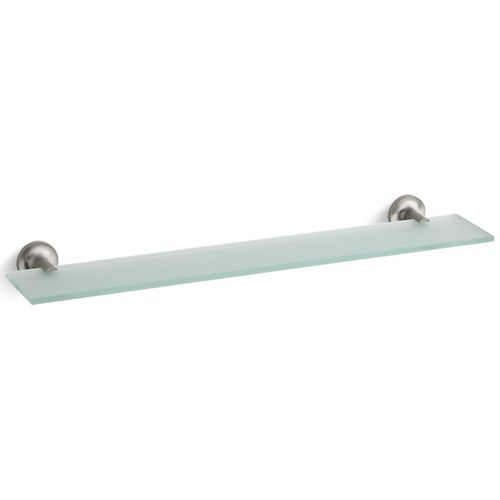 Main product image of Purist Glass Shelf (Vibrant Brushed Nickel), K-14440-BN