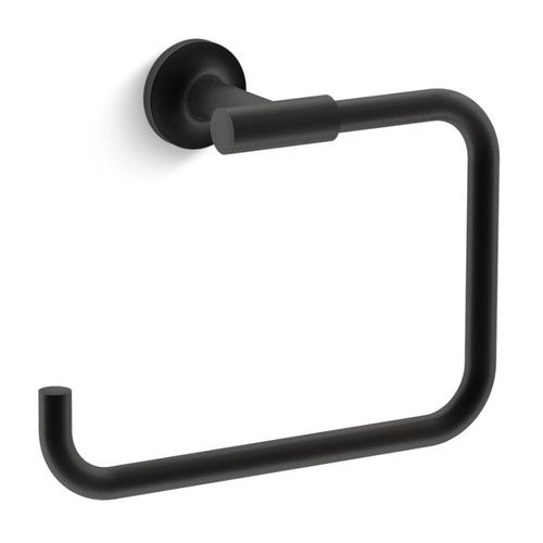 Main product image of Purist Towel Ring (Matte Black), K-14441-BL