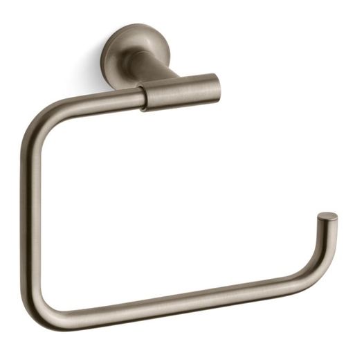 Main product image of Purist Towel Ring (Vibrant Brushed Bronze), K-14441-BV