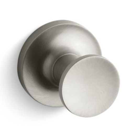 Main product image of Purist Robe Hook (Vibrant Brushed Nickel), K-14443-BN