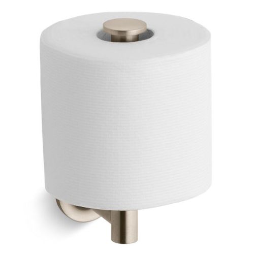 Main product image of Purist Vertical Toilet Paper Holder (Vibrant Brushed Bronze), K-14444-BV