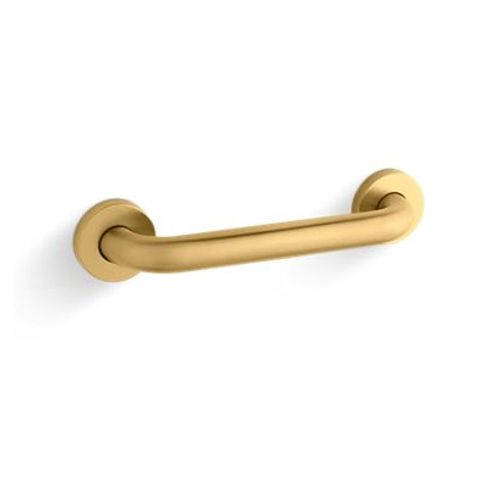 Main product image of Contemporary 12" Grab Bar (Vibrant Brushed Moderne Brass), K-14560-2MB