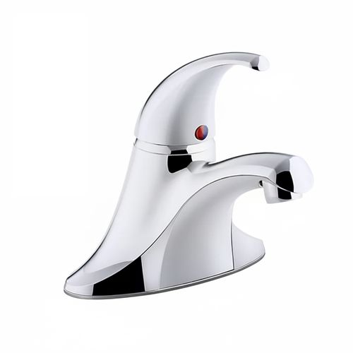 Coralais 1 Handle Centerset Bathroom Faucet (Polished Chrome)