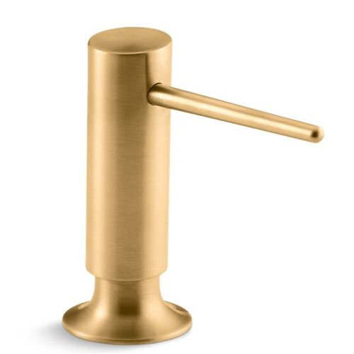 Main product image of Contemporary Design Soap/lotion Dispenser (Vibrant Brushed Moderne Brass), K-1995-2MB