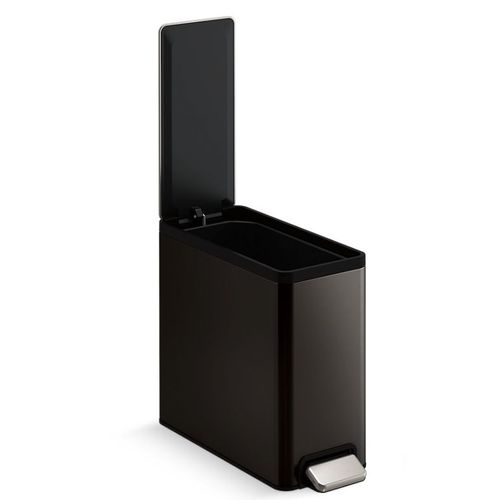 Main product image of 2.5-gallon Slim Step Trash Can (Black Stainless), K-20957-BST