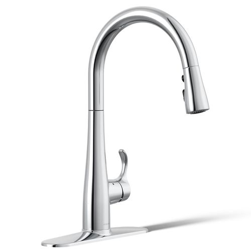 Main product image of Simplice Touchless Pull-down Kitchen Faucet w/ 3-Function Sprayhead (Polished Chrome), K-22036-CP