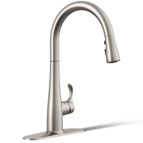 Main product image of Simplice Touchless Pull-down Kitchen Faucet w/ 3-Function Sprayhead (Vibrant Stainless), K-22036-VS