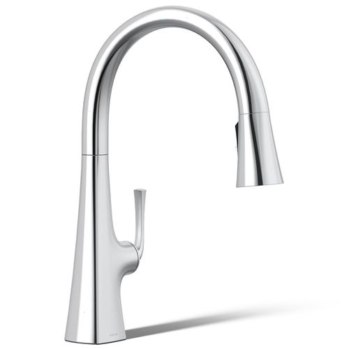 Main product image of Graze Pull-down Kitchen Faucet w/ 3-Function Sprayhead (Polished Chrome), K-22062-CP