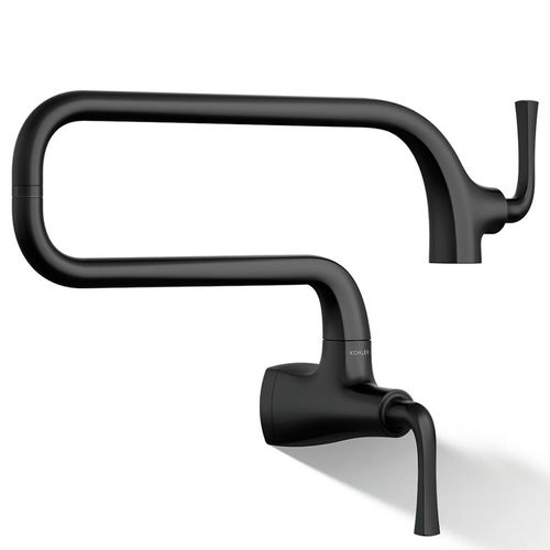 Main product image of Graze Wall Mount Pot Filler (Matte Black), K-22066-BL