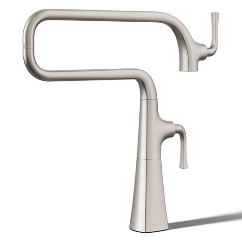 Main product image of Graze Deck Mounted Pot Filler (Vibrant Stainless), K-22067-VS