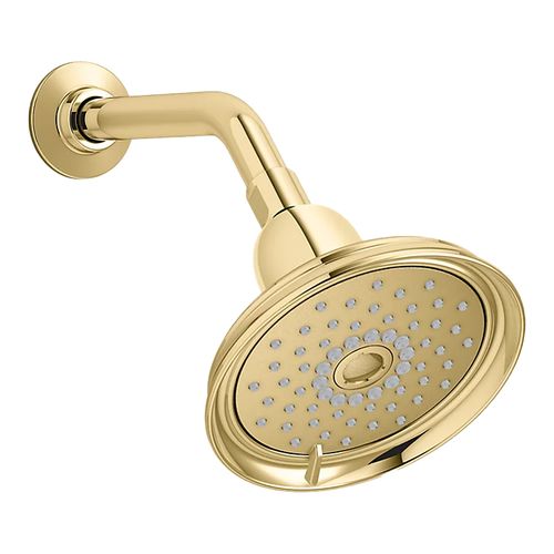 Main product image of Bancroft Multi-Func Showerhead 2.5 GPM (Vibrant Polished Brass), K-22167-PB