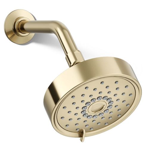 Main product image of Purist 3-Function Shower Head, 2.5 GPM (Vibrant French Gold), K-22170-AF