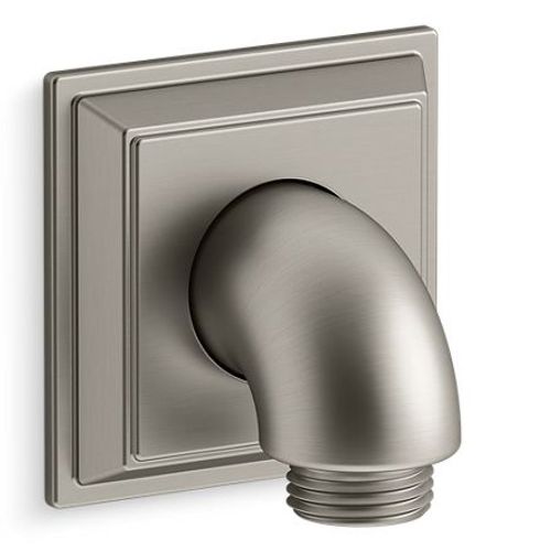Main product image of Memoirs Stately Wall Mount Supply Elbow w/ Check Valve (Vibrant Brushed Nickel), K-22171-BN