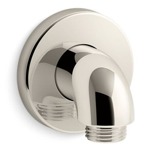 Main product image of Purist Stillness Wall Mount Supply Elbow w/ Check Valve (Vibrant Polished Nickel), K-22172-SN