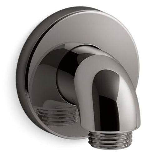 Main product image of Purist Stillness Wall Mount Supply Elbow w/ Check Valve (Vibrant Titanium), K-22172-TT