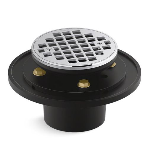Main product image of Clearflo Round Brass Tile-in Shower Drain (Polished Chrome), K-22671-CP