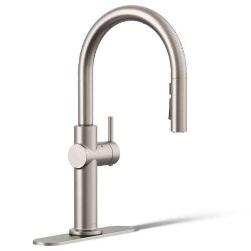 Main product image of Crue Touchless Pull-down Kitchen Faucet w/ 3-Function Sprayhead (Vibrant Stainless), K-22974-VS