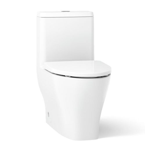 Main product image of Reach Curv One-piece Compact Elongated Toilet w/ Skirted Trapway, Dual-flush (White), K-23188-0