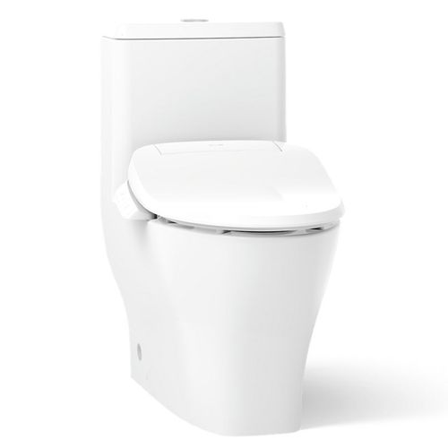 Main product image of Reach Curv Hidden Cord One-piece Compact Elongated Toilet w/ Skirted Trapway, Dual-flush (White), K-23188-HC-0