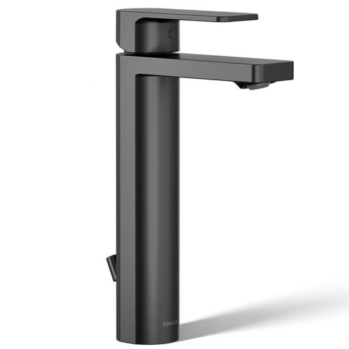 Main product image of Parallel Tall Single-handle Bathroom Sink Faucet, 1.2 GPM (Matte Black), K-23475-4-BL