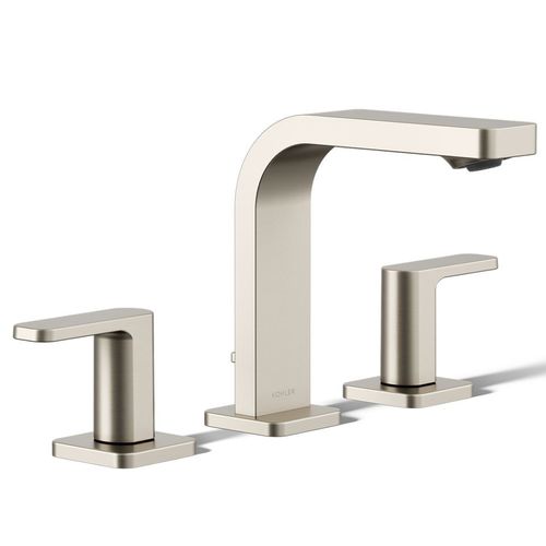 Main product image of Parallel Widespread Bathroom Sink Faucet, 1.2 GPM (Vibrant Brushed Nickel), K-23484-4-BN