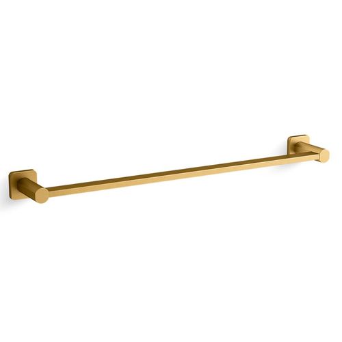 Main product image of Parallel 24" Towel Bar (Vibrant Brushed Moderne Brass), K-23525-2MB