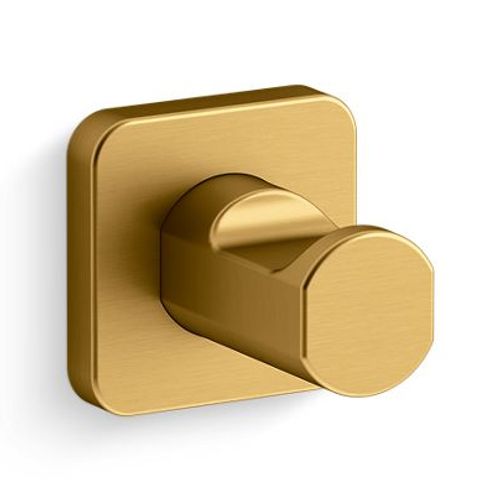 Main product image of Parallel Robe Hook (Vibrant Brushed Moderne Brass), K-23529-2MB