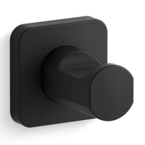 Main product image of Parallel Robe Hook (Matte Black), K-23529-BL