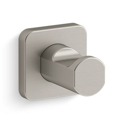 Main product image of Parallel Robe Hook (Vibrant Brushed Nickel), K-23529-BN