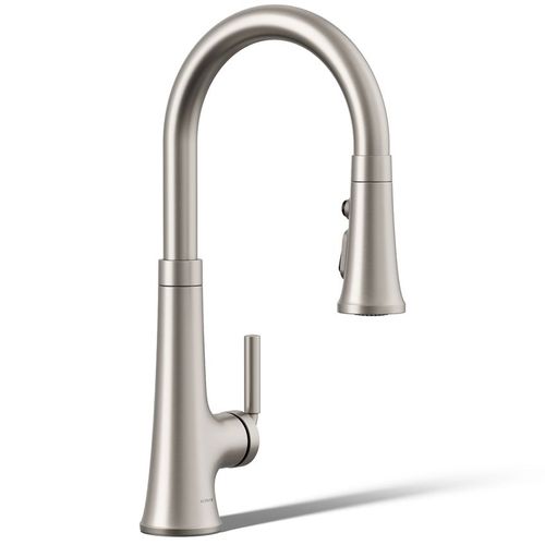 Main product image of Tone Pull-down Kitchen Faucet w/ 3-Function Sprayhead (Vibrant Stainless), K-23764-VS