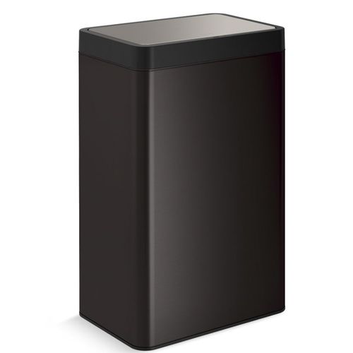 Main product image of 13-gallon Touchless Stainless Steel Trash Can (Black Stainless), K-23825-BST