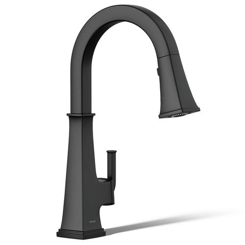 Main product image of Riff Pull-down Kitchen Faucet w/ 3-Function Sprayhead (Matte Black), K-23830-BL