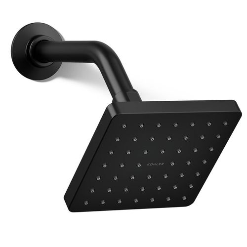 Main product image of Parallel 1-Function Shower Head, 2.5 GPM (Matte Black), K-24805-BL