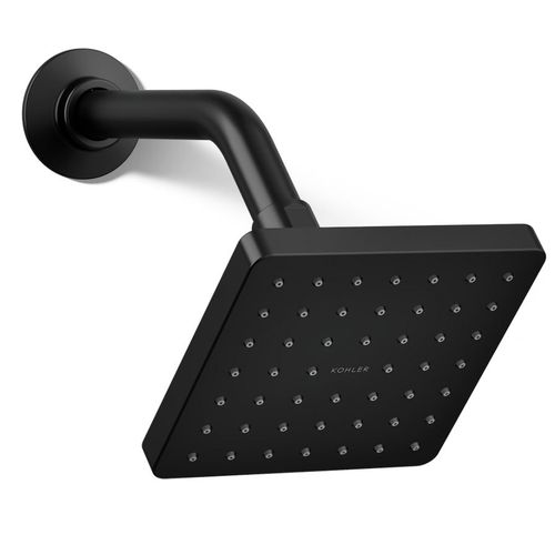Main product image of Parallel 1-Function Shower Head, 1.75 GPM (Matte Black), K-24805-G-BL